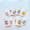 Children's cute fruit cartoon acrylic hairgrip, Korean style