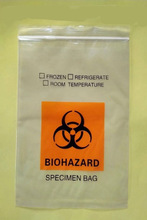 采样生物标本加厚检验送检收纳接收袋密封自封透明医用塑料运输袋