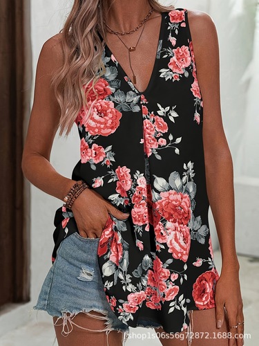 Fashionable and Elegant Women's Tank Top, Cross-border Women's Summer New Style Fashion and Versatile
