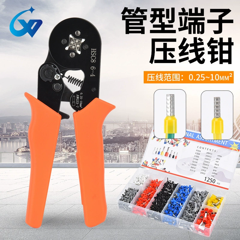 Клеммные Клещи для обжима труб ручные изолированные клеммные Клещи Многофункциональные Клещи для обжима