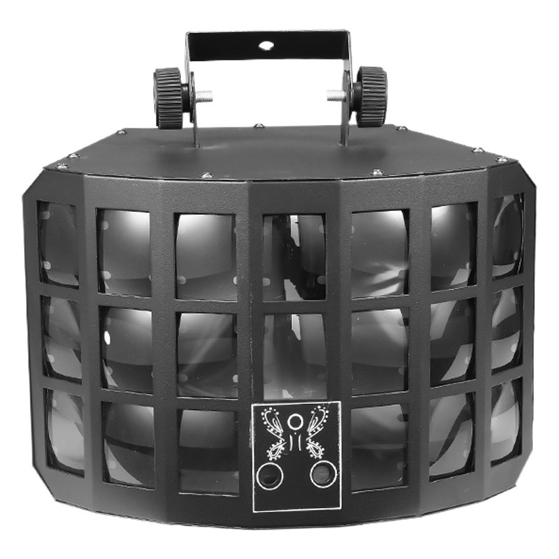 Iluminación de escenario KTV flash luz discoteca bar LED láser mariposa luz controlada por voz giratoria colorida luz de la habitación