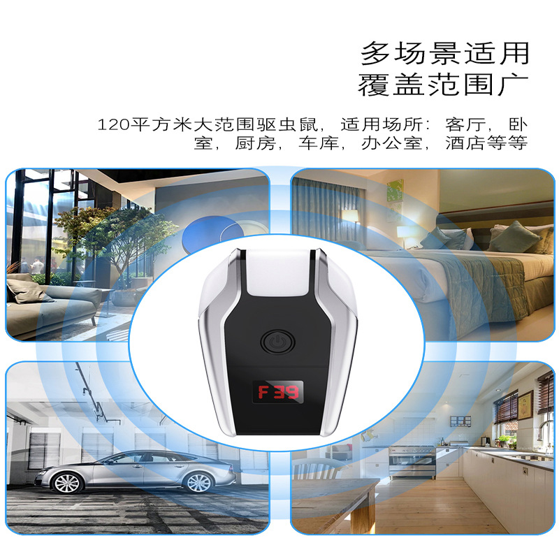 Digital Ultrasonic Mouse Repeller Variable Frequency Multifunction Ultrasonic Mosquito Repeller Insect Repeller Home Use Mouse Repeller Cockroach Repeller