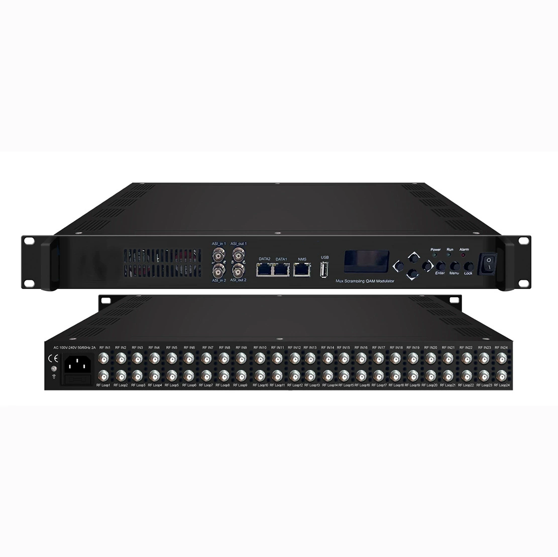 16 24 DVB-S2/T2/ISDB/ATSCTuner на IP ASI Ipgateway Receiver Gateway