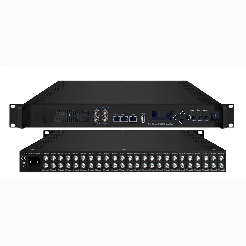 16 24 DVB-S2/T2/ISDB/ATSCTuner на IP ASI Ipgateway Receiver Gateway