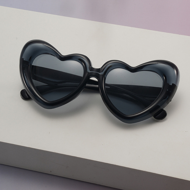 2025新款充气膨胀儿童爱心眼镜桃心宝宝太阳镜小孩墨镜SUNGLASSES|undefined