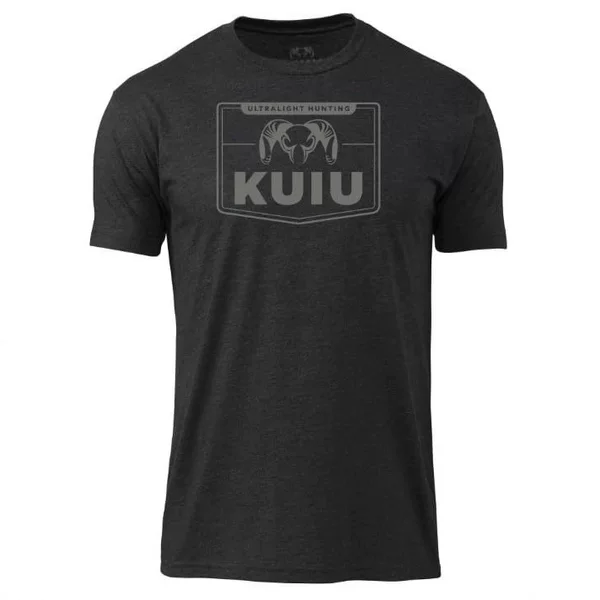 Ku Men's Durable Hunting Shirt Logo Iu Polyester Soft Trendy Brand Cotton Cross-Border Lightweight T-Shirt Black Army Green