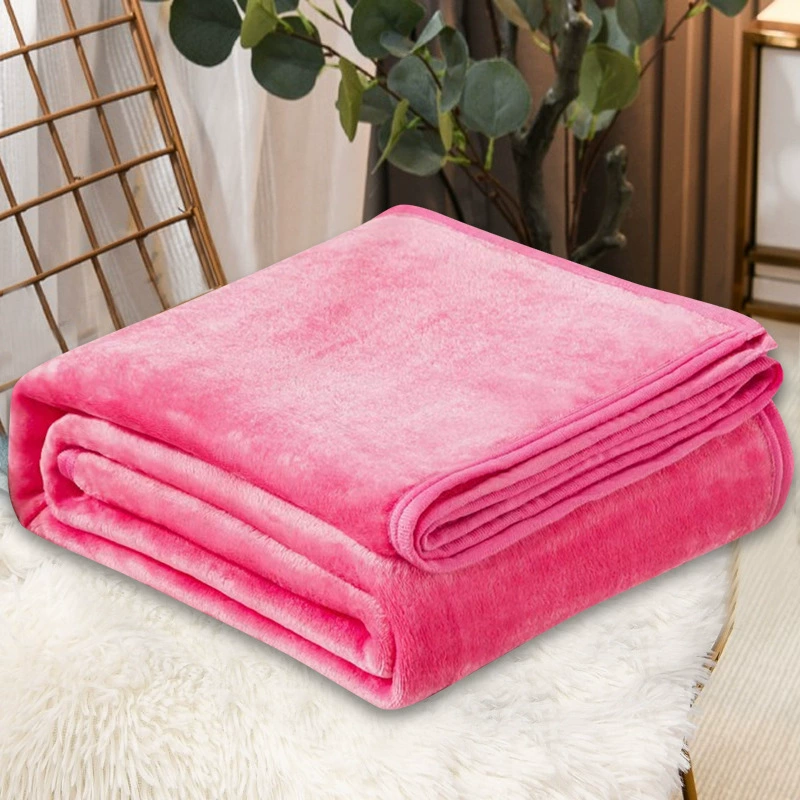 Фланелевое коралловое одеяло, 230 г/м², размеры 50×70–200×230 см