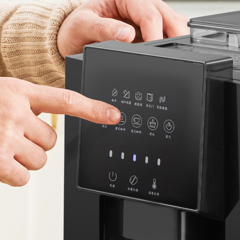Máquina de café automática Máquina de café inteligente con pantalla táctil Máquina de café automática doméstica