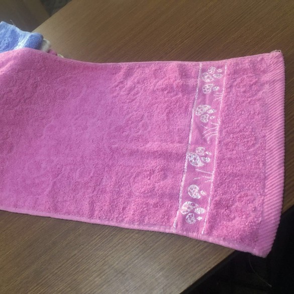 버섯면타월 [핑크]