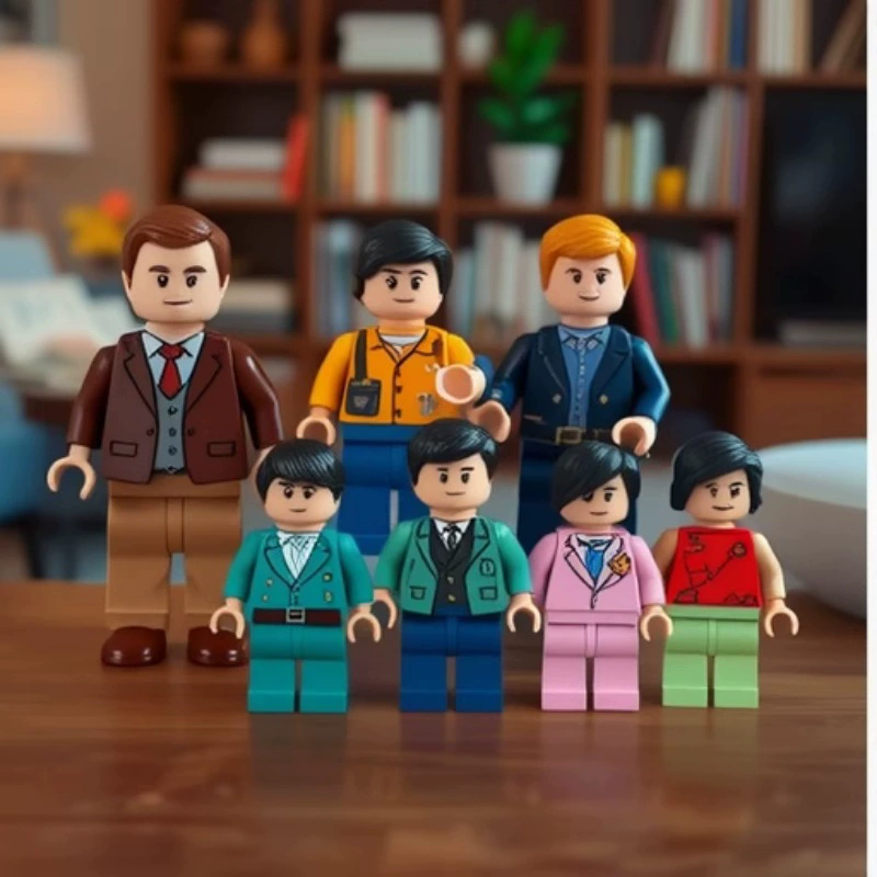 Городская минифигурка, строительный блок, игрушки для мальчиков, собранная кукла, полицейская кукла, детский праздничный подарок, мелкие частицы