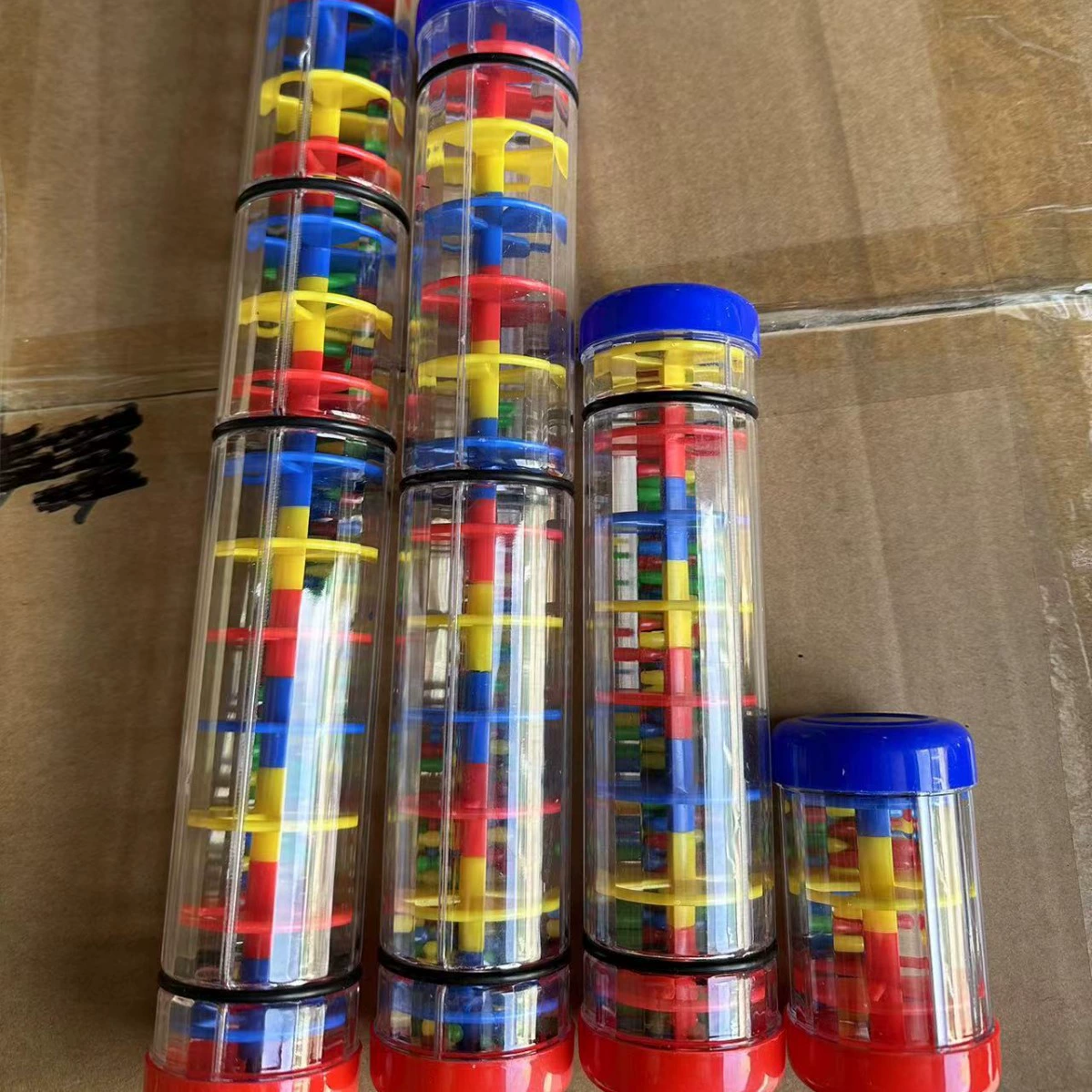 Индивидуальный ударный дождевой звуковой сигнал Orff, музыкальный инструмент, учебные пособия, креативный спиральный дождевой звуковой сигнал, имитация звуковой трубки с несколькими спецификациями