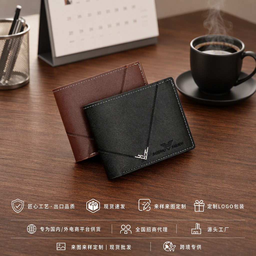 Short fashionable wallet