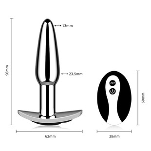 Ship anchor metal 10 frequency vibration remote control charging anal plug going out sex toys men's and women's back court masturbation