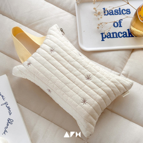 ins style Korean baby removable travel portable flip-top portable storage bag cotton tissue box wet wipes storage bag