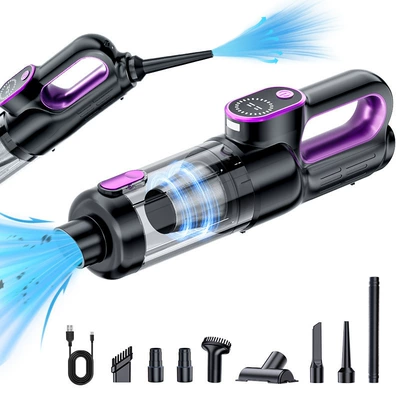 for Cars, with Strong Suction Power – Tozsoranlar - purple-st-8007c-suitu-brushless-2-in-1-vacuum-cleaner-blow-suction-small-floor-brush