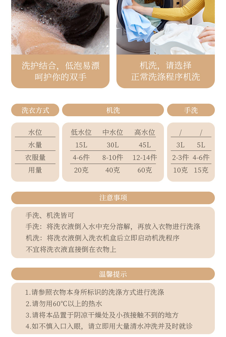 梵贞香薰洗衣液  漂洗衣物清洁护理洗衣液批发详情14