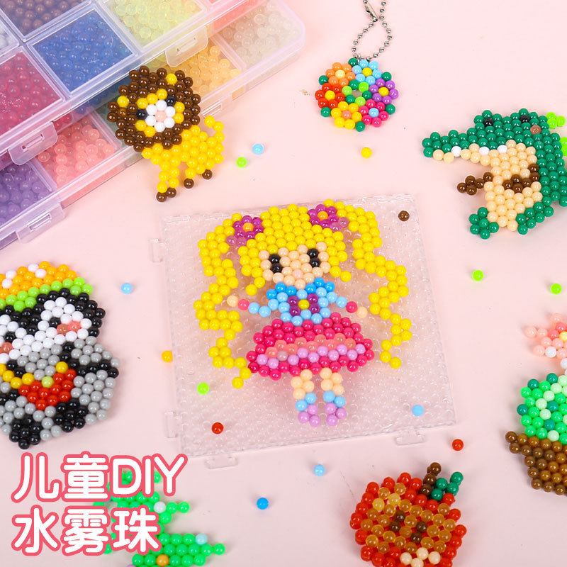 Magic Water Mist Beads Handmade DIY Boy Water Soluble Beads Creative Early Education Puzzle Kidsren's Educational Toy Set Magic Water Mist Beads Handmade DIY Boy Water Soluble Beads Creative Early Education Puzzle Kidsren's Educational Toy Set