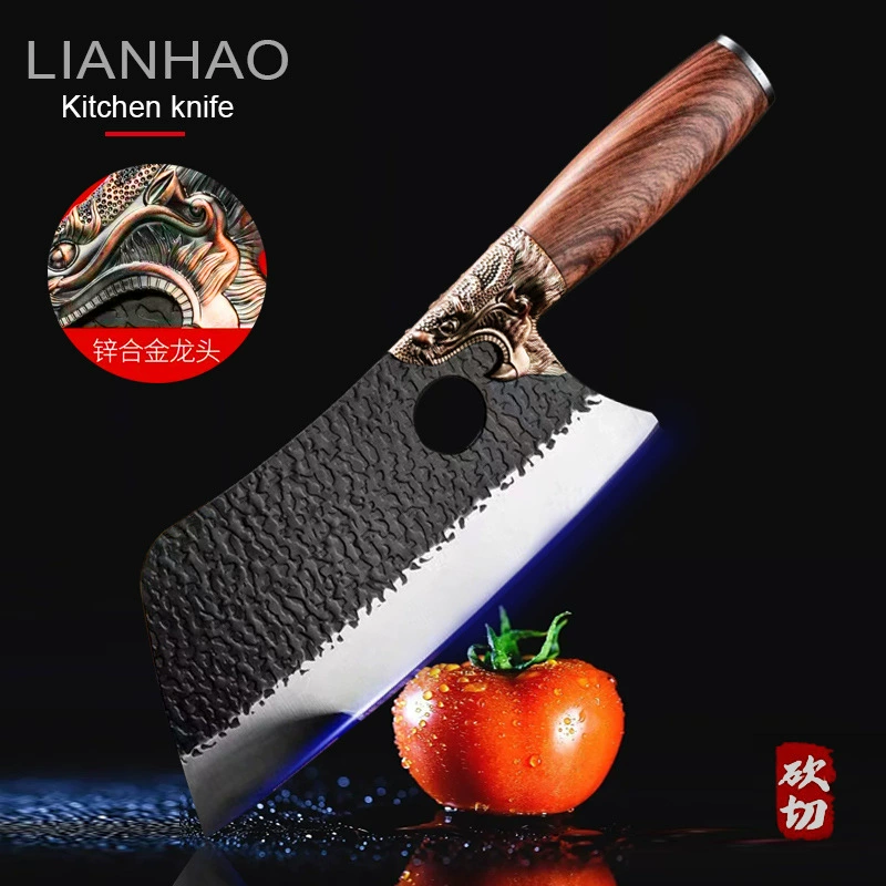 Производители на складе нержавеющая сталь Высокоуглеродистая сталь домашняя ковка зерно Longquan кухонный нож разделочный нож женский нож для нарезки кости нож