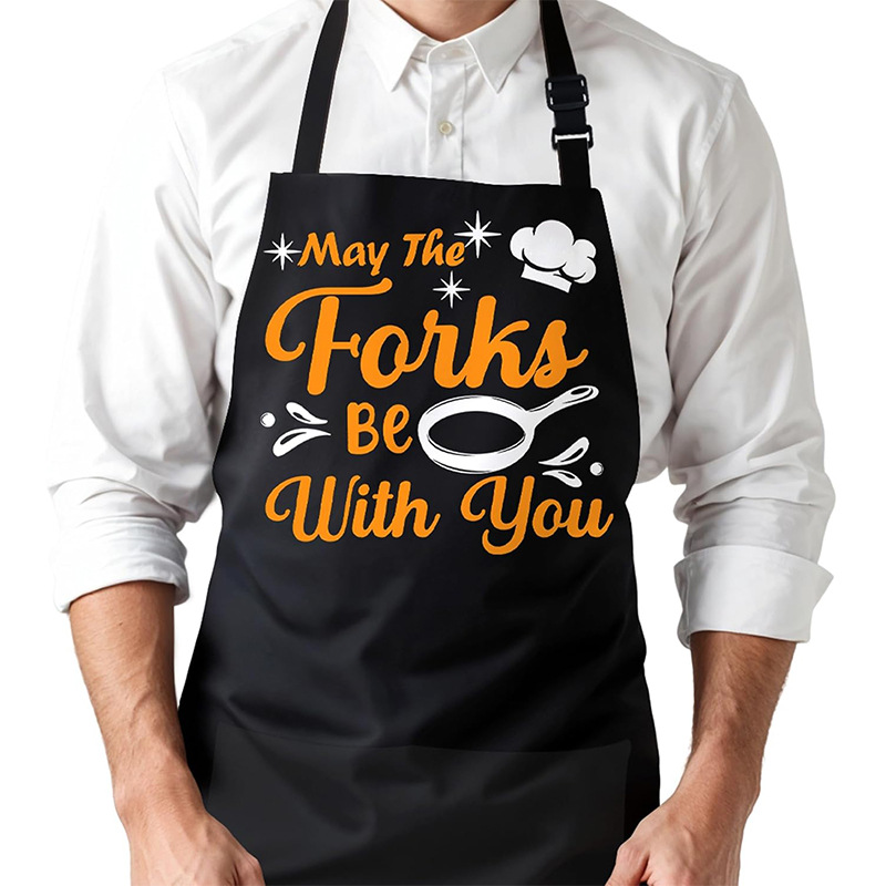 Delantal de poliéster transfronterizo para mujer, tienda de uñas de alto valor, panadería, barista, ropa de trabajo personalizada, fábrica de delantales al por mayor