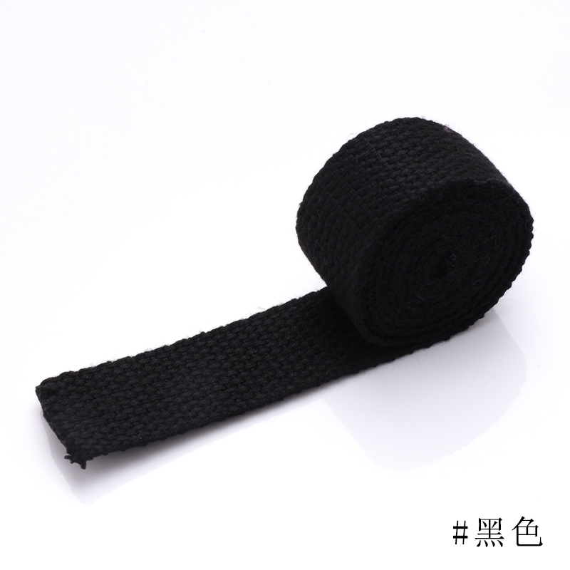 スポット卸売カラフルな無地ポリエステルウェビングベルトキャンバスバッグ荷物ショルダーストラップバンドル梱包ベルトアクセサリー