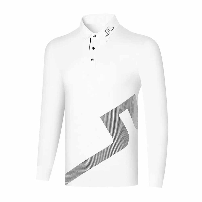Long Sleeve Golf Polo Shirt Autumn Men's Table Tennis Feather Tennis Sportswear Digital Printing Straight Factory Amazon