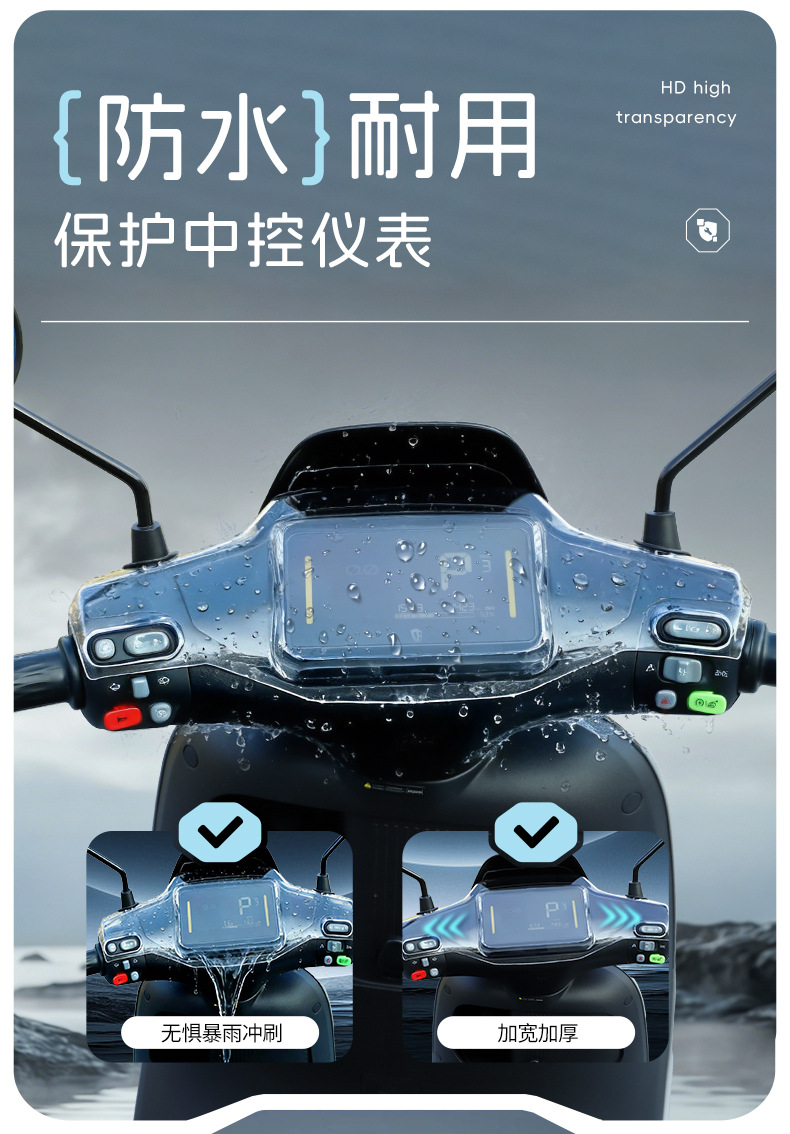 Suitable for Ninebot M95C+ Mk2/M85C+ Mk2 All-Inclusive Front Waterproof Instrument Case F2Z 110 Protective Cover