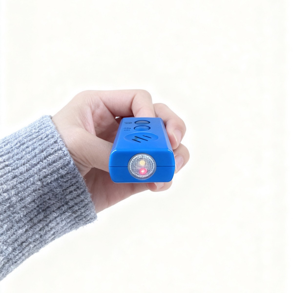 Alarma Personal de Autodefensa Impermeable Recargable con Luz LED para Mujeres y Niños