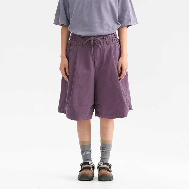 Summer retro trousers for leisure for men and women, shorts, American style, loose fit