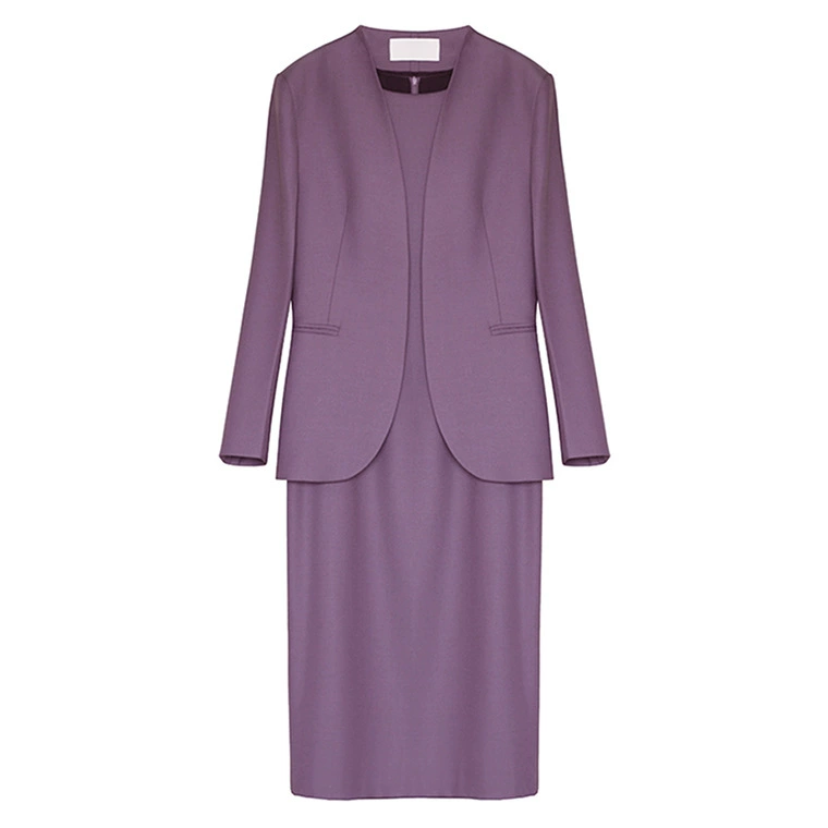 Женский костюм-юбка на заказ OEM, весна-осень 2024, элегантная профессиональная рабочая одежда, стройнящий силуэт, пошив костюмов