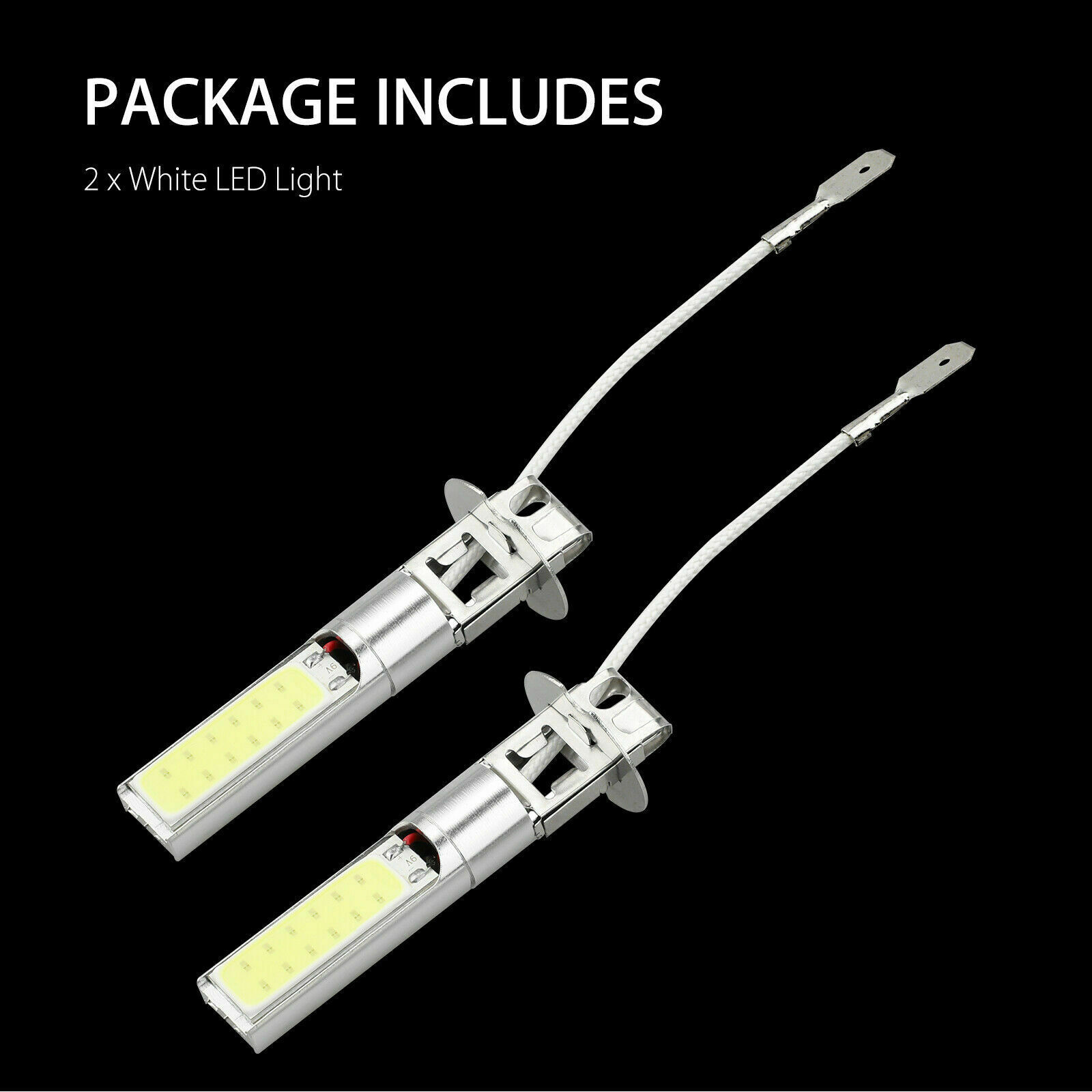 Comercio exterior COB lámpara de niebla LED de alta potencia H1 100W 12V lámpara de niebla de alto brillo H3