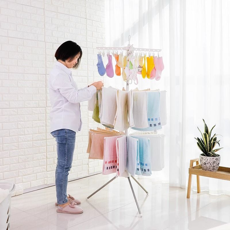 ベビー物干しラック床屋内新生児おむつマルチクリップバルコニー物干しラックベビー|undefined