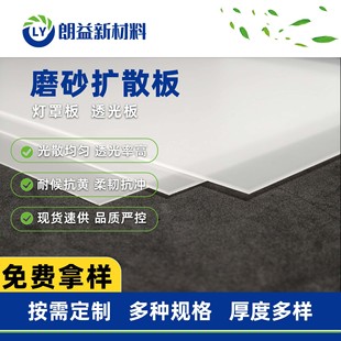Factory Direct Sales Diffusion Plate Light-Transmitting Sheet Ps Pc Pmma Led Frosted Night Light Light-Transmitting Plate Lampshade Plate