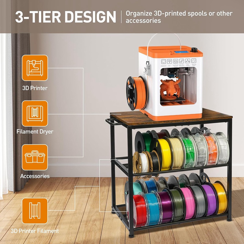 Printer, storage system, heavy tubing, 3D 5