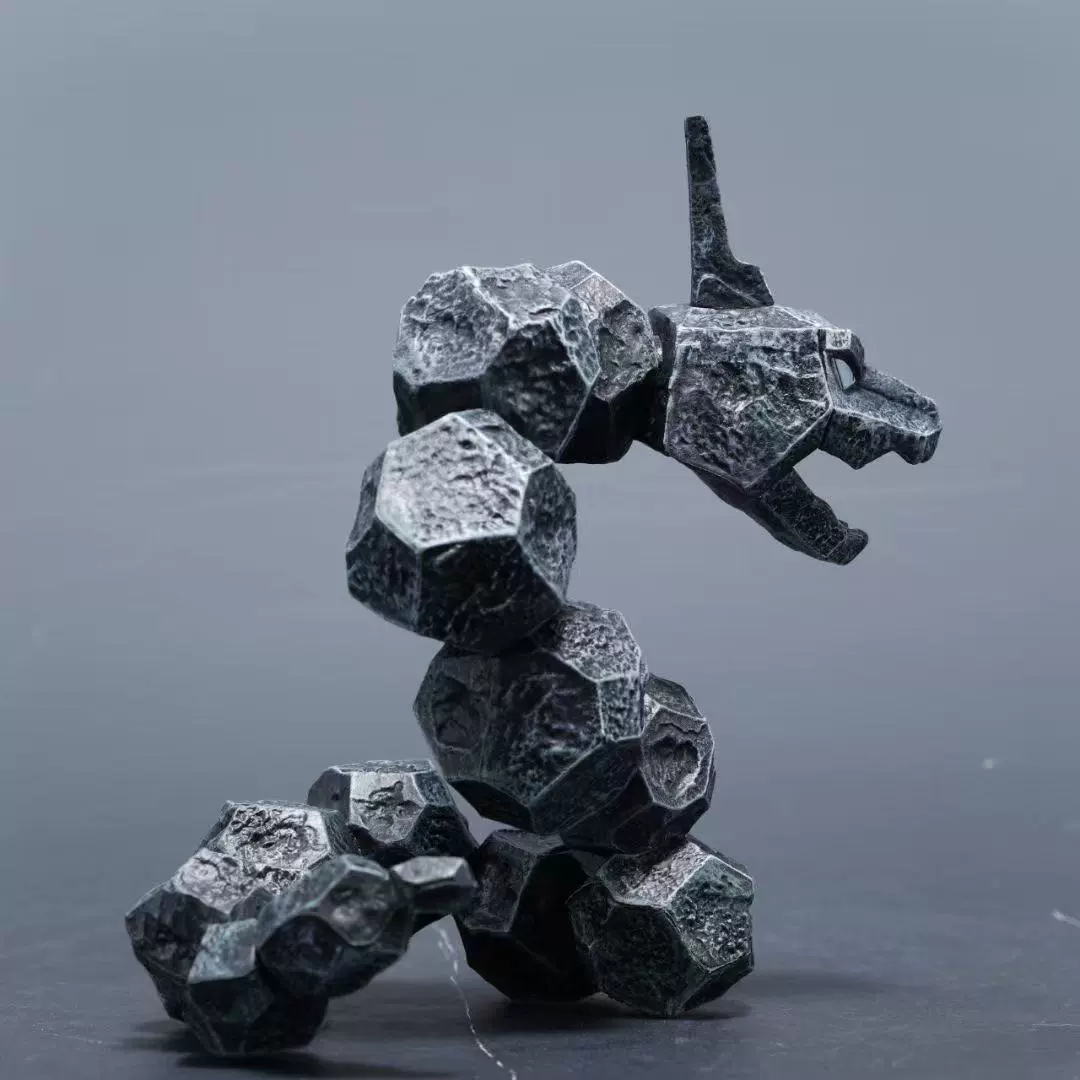 Анимированная игрушка Фигуры Дигимон Большая Каменная Змея Каменная Земля Атрибуты Куклы Украшения Модель в коробке