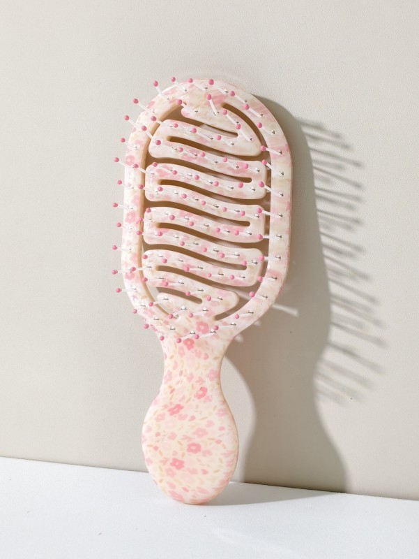 물 전사 인쇄 - 작은 붉은 꽃