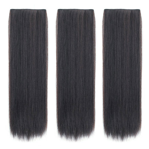 Wig for women with long hair, one-piece seamless hair extensions, Internet celebrity invisible long straight hair patches, artificial hair cushion hair wigs