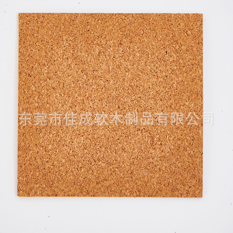 Cuadrado redondo corcho posavasos ribete natural corcho olla estera antideslizante estera aislamiento térmico estera muestra gratis