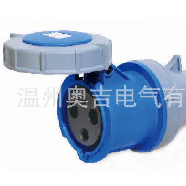 奥吉直销工业连接器125A新型连接器插座电源工业级耐用大电流IP67