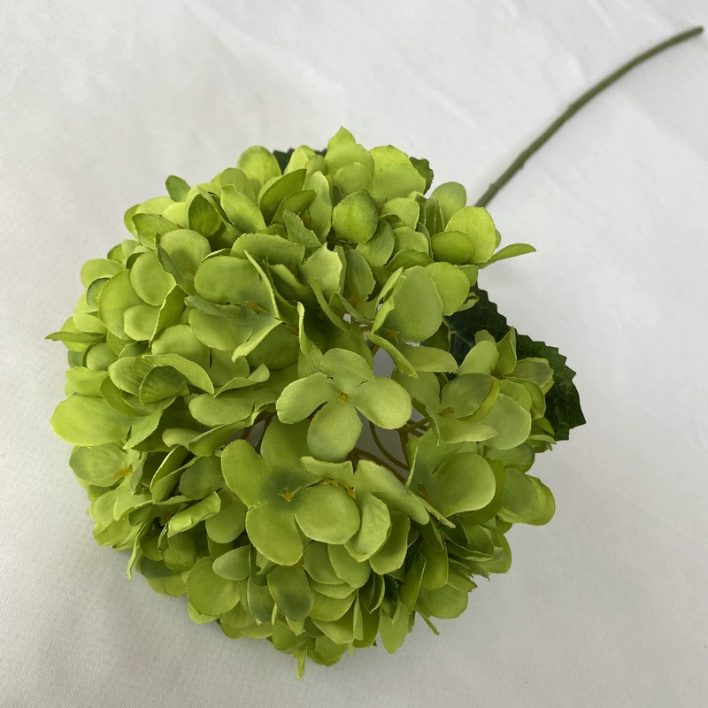 Artificial Hydrangea (Zi Yan) Single Head, Realistic Silk Flower, Multi-Color Options