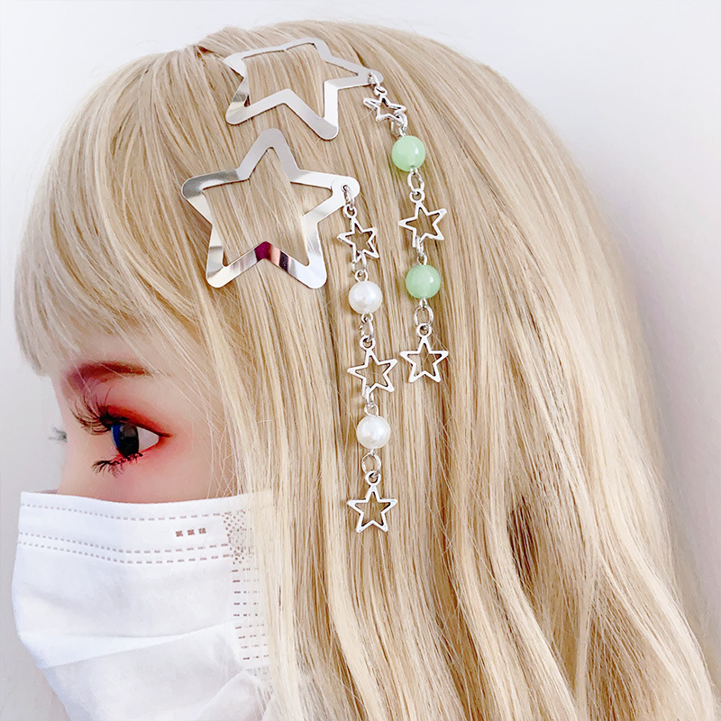 Women's Star IG Style Y2K Alloy Charm Hair Clips display picture 4