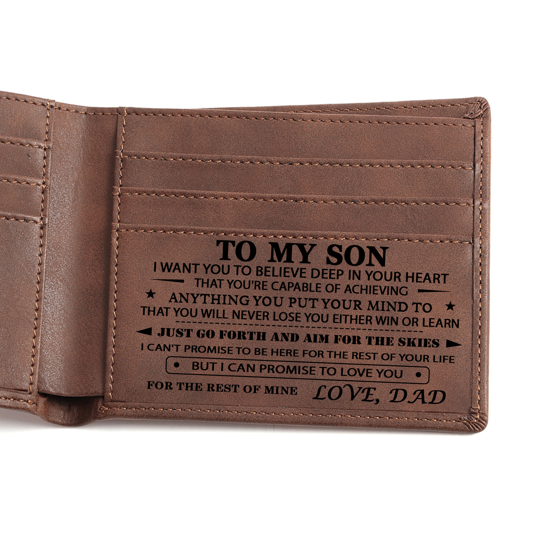 VP café para hombres, cartera de cuero PU, comercio exterior, grabado láser, cartera de grabación negra, regalos de Navidad.