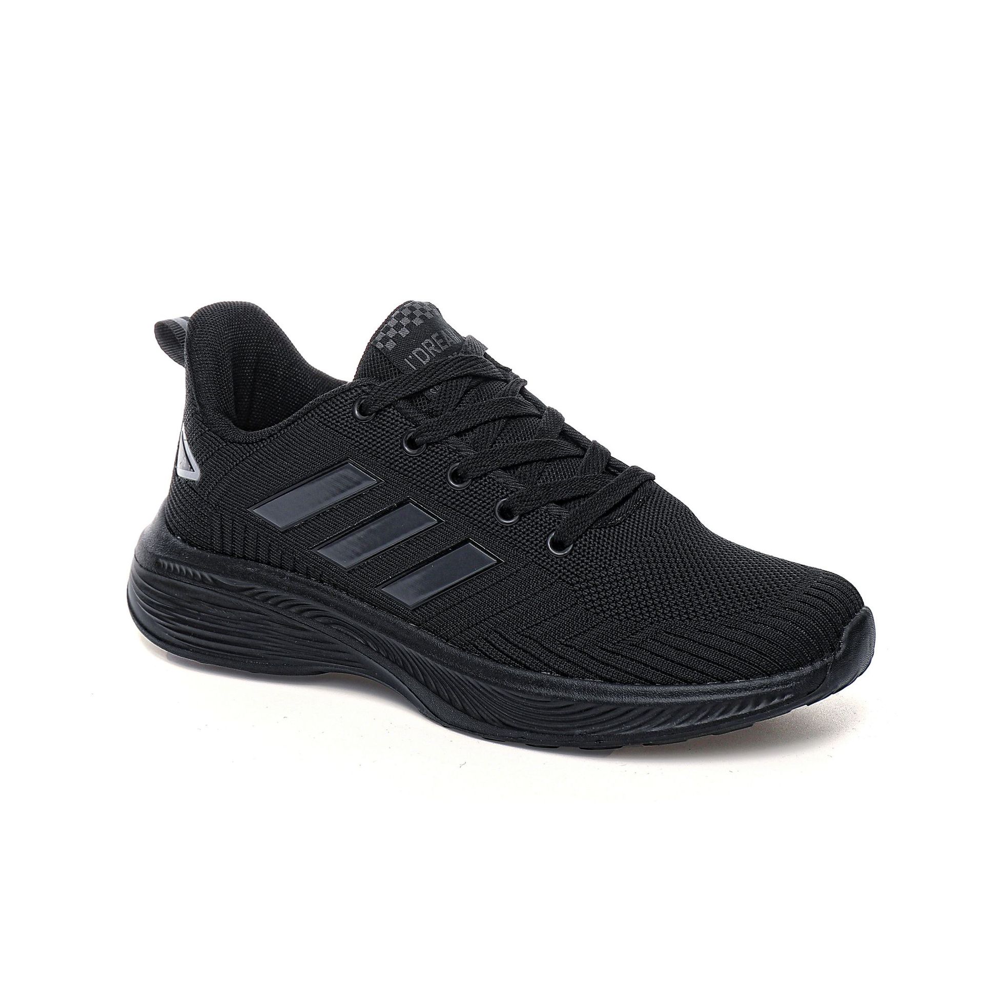 2025 otoño zapatos casuales de hombre zapatos de suela suave zapatos deportivos de carreras versátiles zapatos de tela negra transpirables