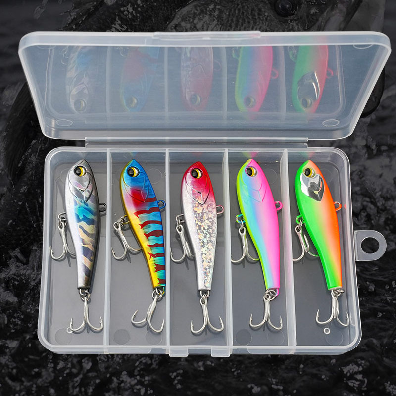 Sumergido VIB 16g34g de tiro largo luya cebo duro mino de agua dulce rebordear bass bionic cebo artes de pesca