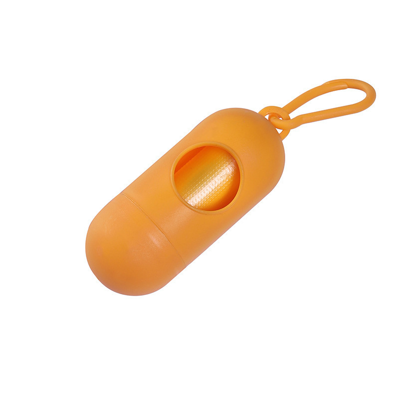 오렌지 + 쓰레기봉투