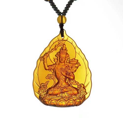 【Buddha】Buddhist Temple Style Sacrifice Pendant Necklace, Versatile Stylish Trendy Necklace for Men and Women, Ethnic Style Pendant Gift
