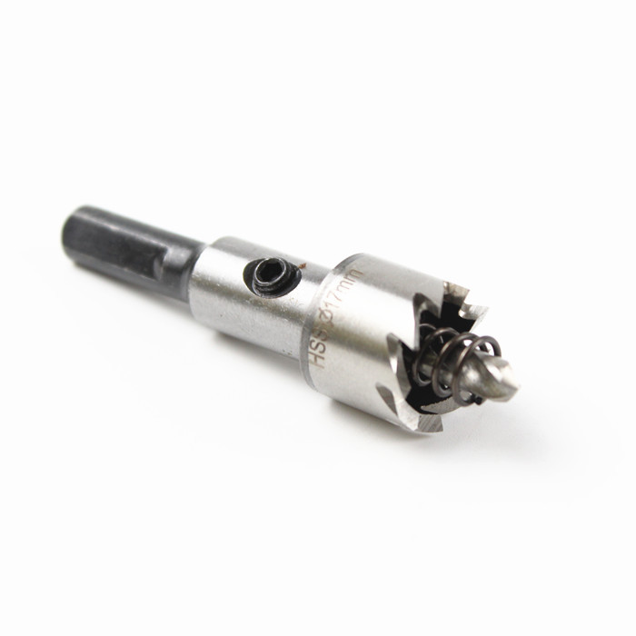 Opener de acero de alta velocidad 14 15 16 17 22mm taladro tubo de PVC tubo duro perforación de montaje válvula de derivación