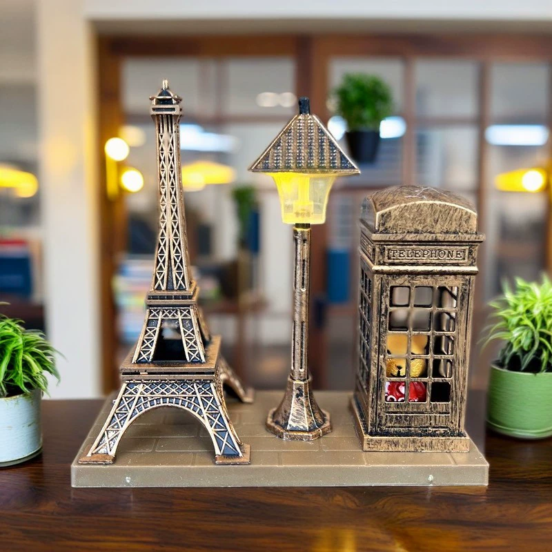 Ретро Парижская башня уличный фонарь 161 Студенческий подарок Настольные декоративные ночные фонари ремесла