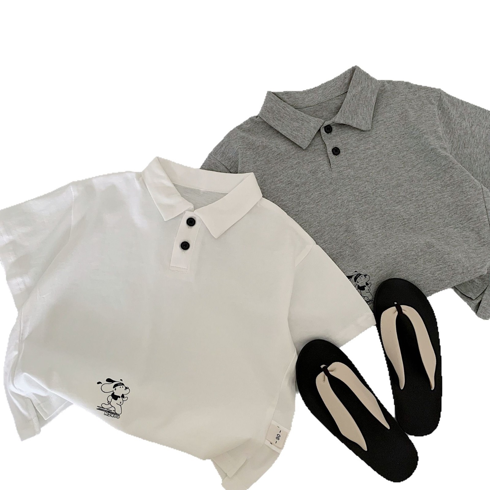 Camiseta de manga corta para niños Maibao verano 2025 nuevo estilo para niños estilo occidental camisa de polo casual ropa para niños al por mayor