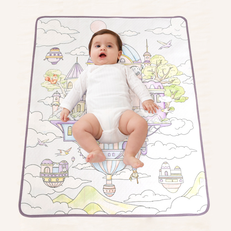Newborn Diaper Pad Waterproof Breathable Baby Care Pad Washable Large Baby Bed Sheet Girl Aunt Pad Wholesale