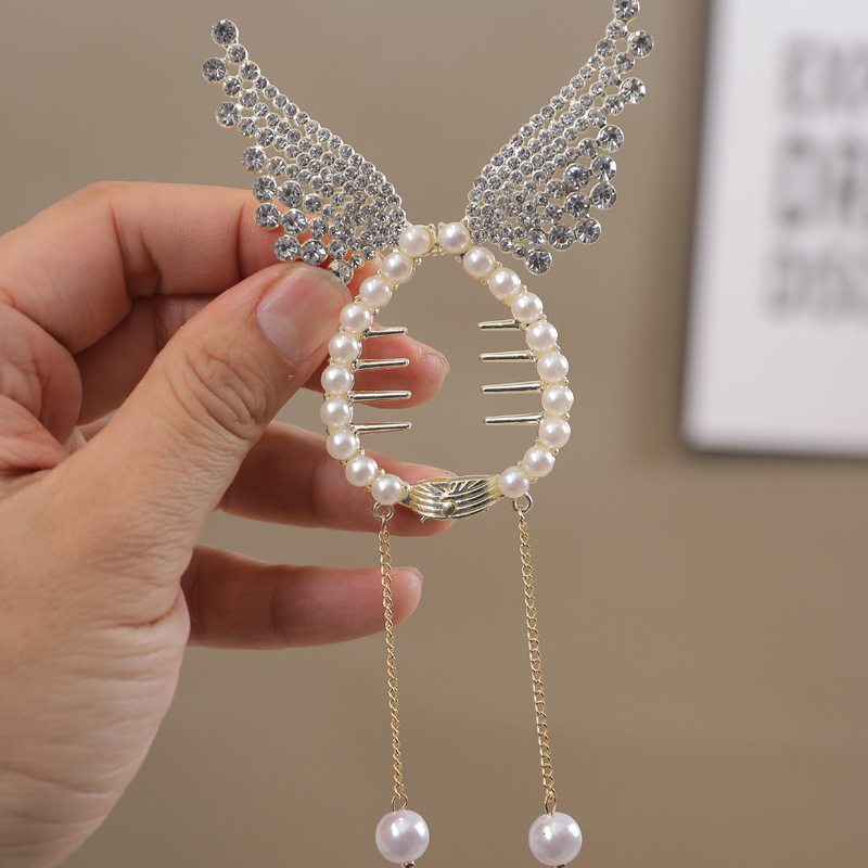 Bolas DE LOS NIÑOS clip de pelo de alta Cola de Caballo temperamento espalda Cabeza chica horquilla updo artefacto hembra Cola de Caballo hebilla tocado